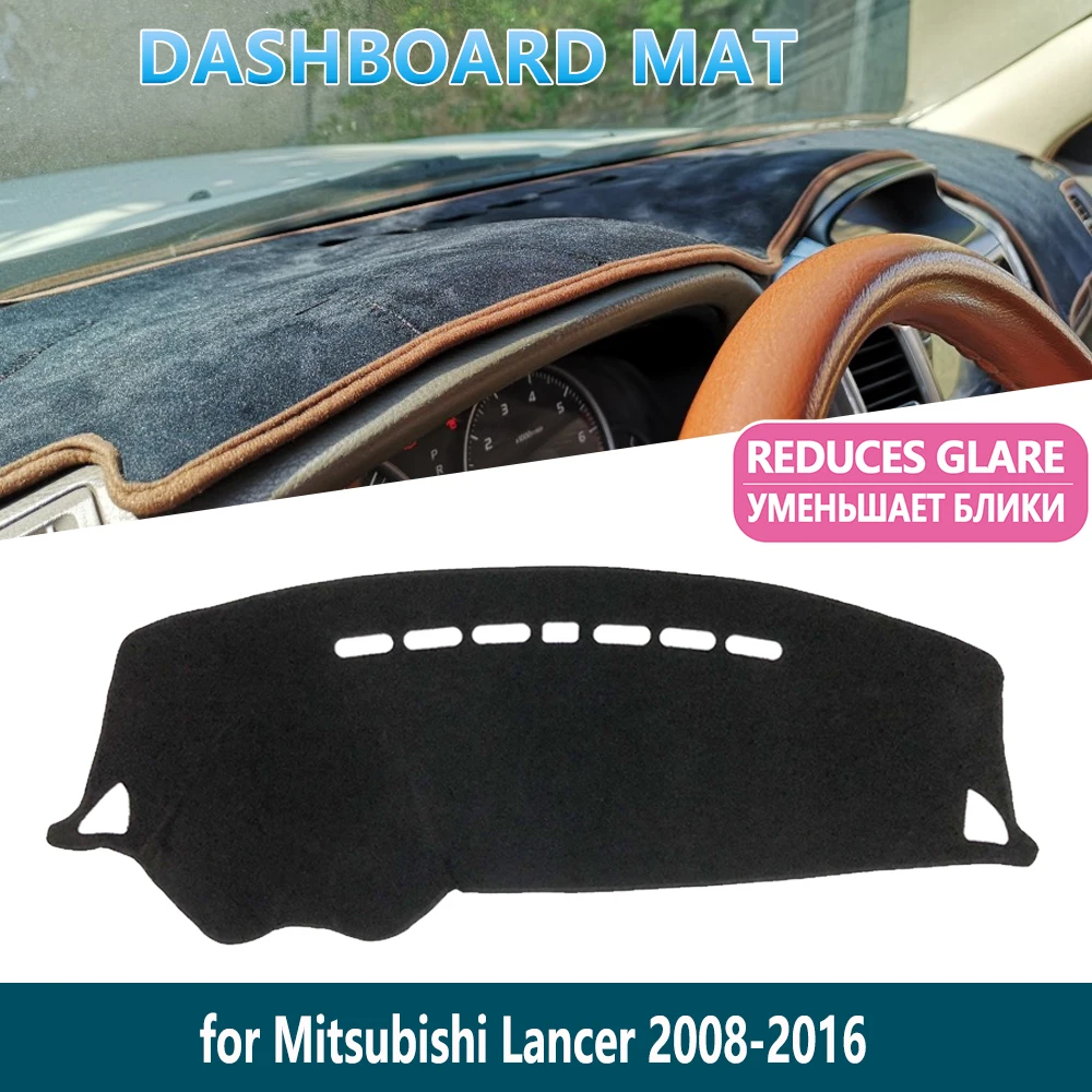 Для Mitsubishi Lancer 2008 ~ 2016 Ralliart EVO X Galant Fortis коврик для приборной панели накладка