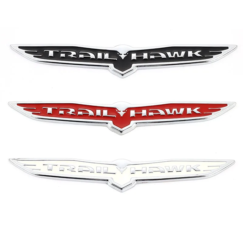1x Car Fender Tailgate 3D Alloy TRAIL HAWK Emblem Badge Nameplate Sticker
