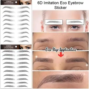 

10 Pairs Wenkbrauwen Tattoo Grooming Shaping Brow Shaper Make-Up Brow Wenkbrauwen Sticker Valse