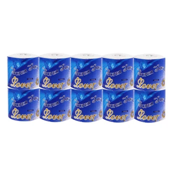

10 x Pcs Strong Soft Toilet Paper Bath Tissue Giant Roll Skin Friendly Roll Paper Toilet Paper Towel