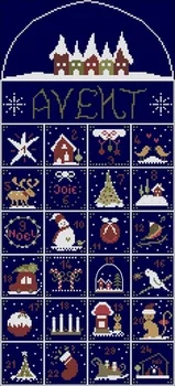 

t-WY Top Quality Lovely Counted Cross Stitch Kit counted embroidery cross stitch winter seasons
