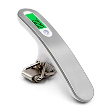 50 кг/110lb цифровой Чемодан весы подвесной Steelyard весы с крючком для масштабных дорожных чемоданов, сумки Портативный электронные весы Вес весы