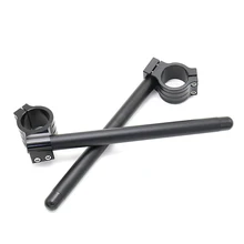 Мотоцикл модифицированный Универсальный Руль с ЧПУ Алюминиевый сплав разделительный руль спортивный гоночный руль 31 32 37 41 50 мм