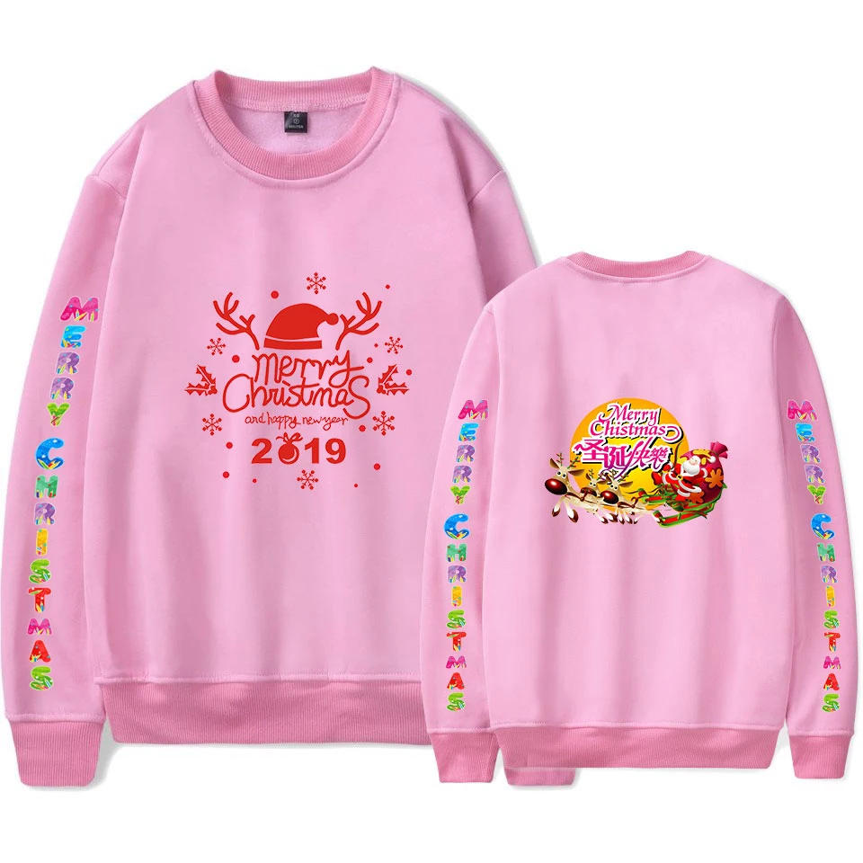 Осень, Рождественский день, Женская Толстовка Harajuku Kawaii, китайский стиль, толстовка с надписью, повседневная, модная, эстетическая, толстовки