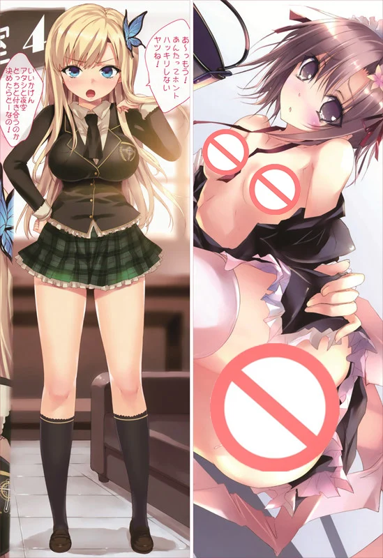 Аниме Boku wa Tomodachi ga Sukunai Dakimakura, чехол с персонажами Sena Kobato, чехол для подушки Haganai Mikazuki Yozora