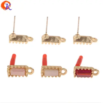 

Cordial Design 50Pcs 6*13MM Jewelry Accessories/Earrings Stud/Square Shape/DIY Parts/Earrings Making/Hand Made/Earring Findings