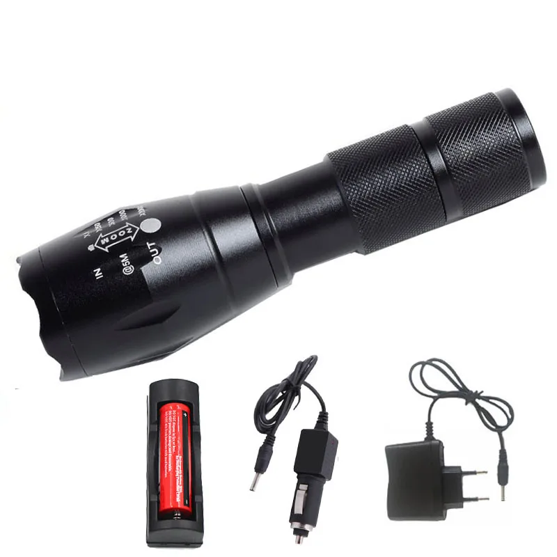 Option D Litwod Z20 A100 XML Q5 светодиодный фонарик желтый свет факел теплая лампа дневного света Алюминий Водонепроницаемый зум портативный свет для кемпинга - Испускаемый цвет: Option D
