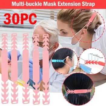 

Safety Convenient and practical Earache Prevention Fixer Anti-slip Ear Hooks high quality Extension Buckle Adjustable 30PC