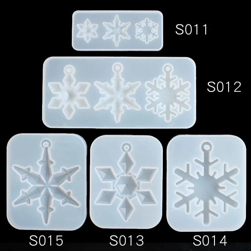 Силиконовая форма зеркало Сделай Сам снежинка ручной работы изделия из