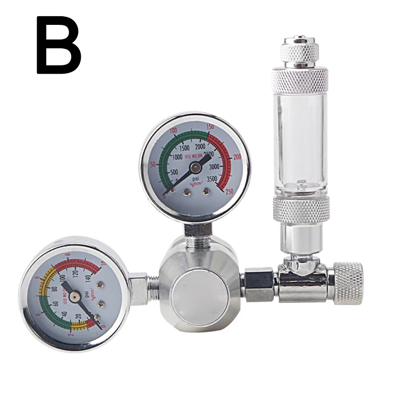 

Co2 Aquarium Fish Tank Regulator Carbon Dioxide Reducing Valves Durable Safe JA55