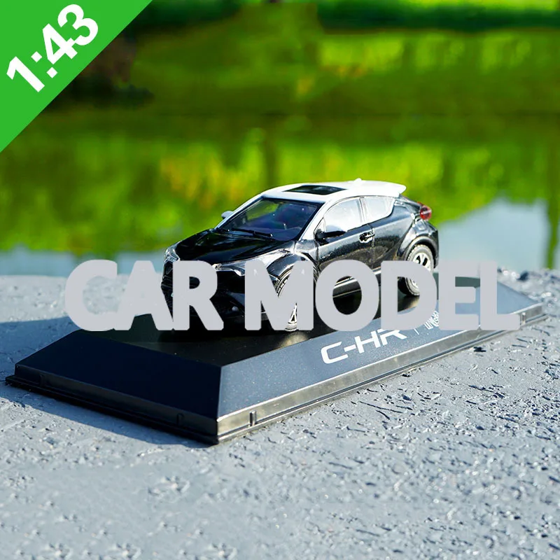 1:43 Масштаб сплава игрушечных транспортных средств FENGTIAN C-HR CHR автомобиль модель детских игрушечных автомобилей авторизованный игрушки для детей - Цвет: Черный