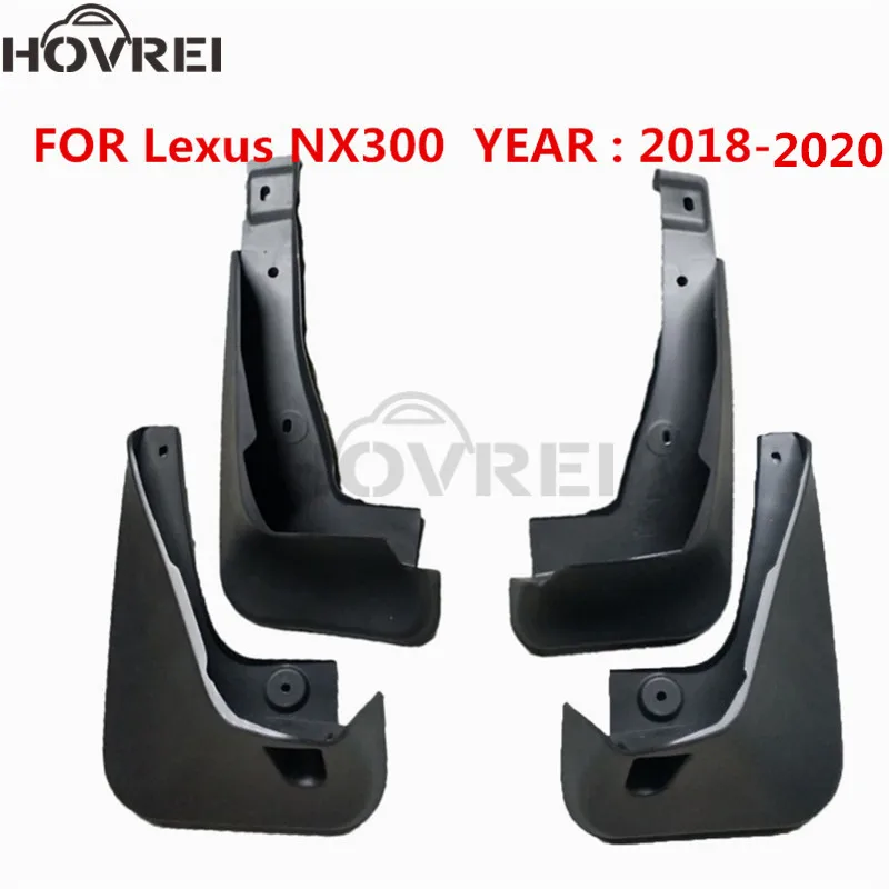 Комплект литых автомобильных передних и задних брызговиков для Lexus NX300 2018 2019 2020