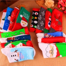 JAYCOSIN, рождественские носки унисекс, хлопковые рождественские носки, милые носки со снежинками, носки средней длины, домашние носки-тапочки, женские носки