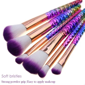 

6PCS Portable Colorful Makeup Brush Set Kit Foundation Contour Concealer Blusher Powder Cosmetic Tool