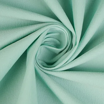 

Soft Light Green 70D Nylon Stretch Waterproof Down Fabric for Down Jacket, White, Black, Blue, Pink,Peach, Gray, by the Meter