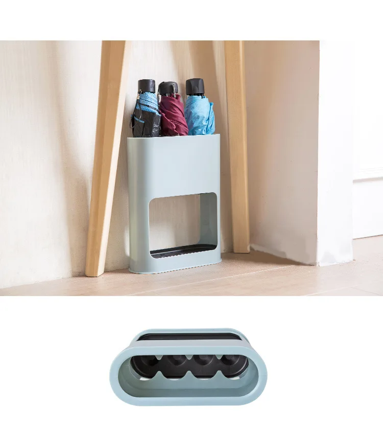 Household umbrella stand hanging long handle folding umbrella creative finishing storage rack YHJ110110