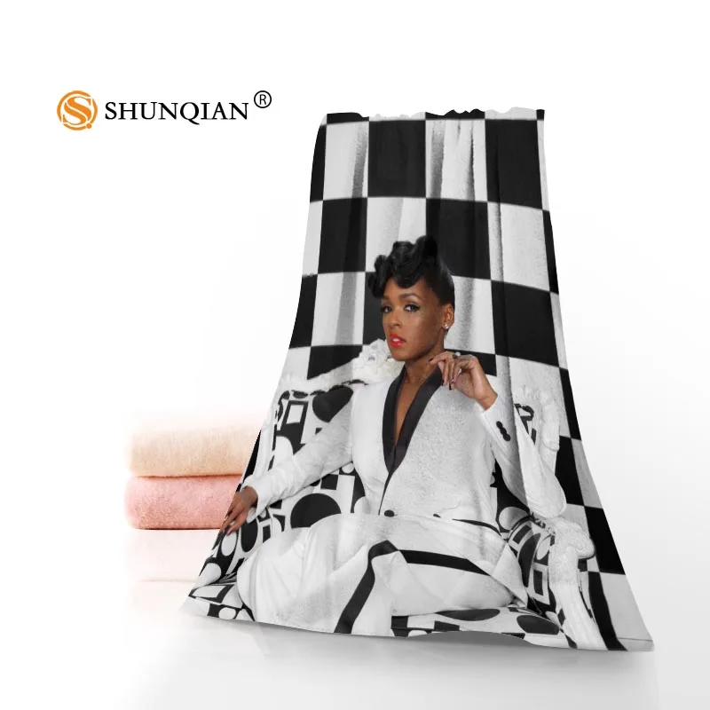 Изготовленное на заказ Janelle Monae 35x75 см полотенце для лица s facmarleth бамбуковое волокно мочалка быстросохнущее спортивное полотенце - Цвет: 3