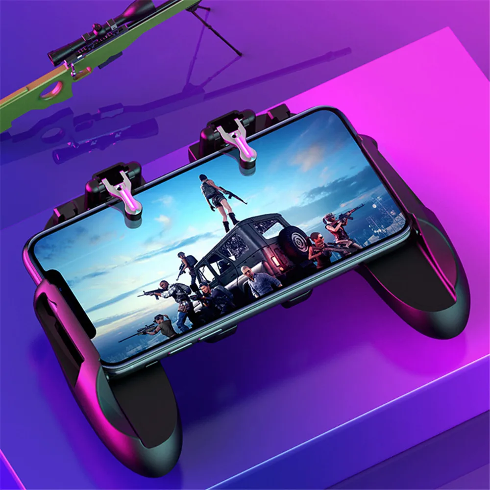 Металлический PUBG охлаждающий вентилятор 3-в-1 для мобильных устройств для iPhone SamSung Xiaomi android контроллер триггера ручка геймпад, джойстик