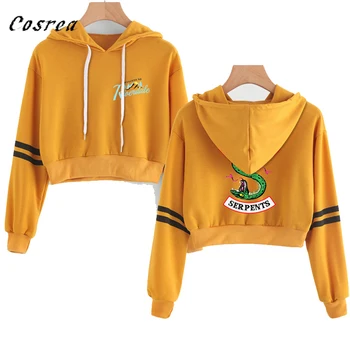 

Southside Riverdale Cosplay Women's Hoodie Sweatshirt Riverdale Pullover Casual Splicing Jacket Girl Fashion Cool Street Wear Co