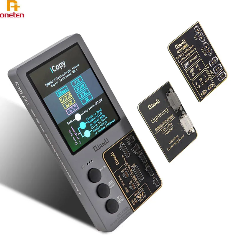 Цветной программатор Qianli iCopy Plus 2 1 ЖК экран для iPhone 11Promax XSmax XR XS 8P 8G 7P 7G вибрирующий
