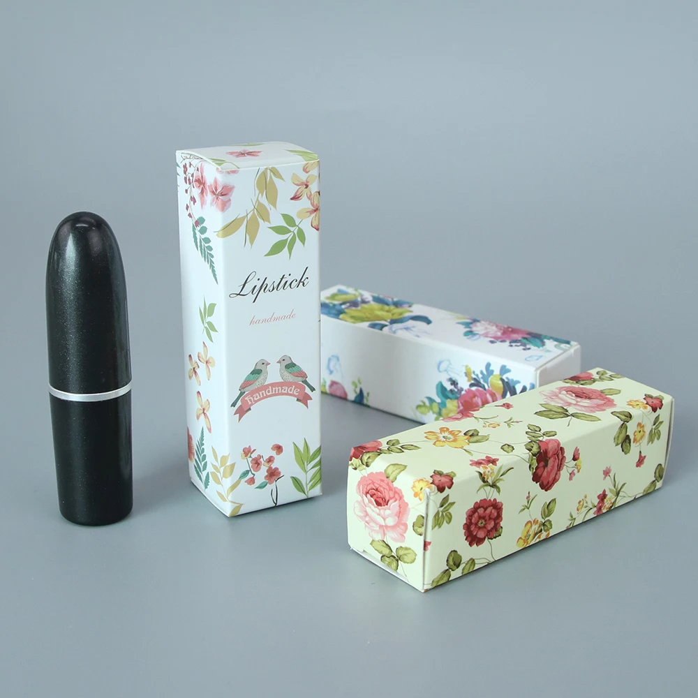 50 шт./Подарочная коробка 2 5*2 5*8 5 см золотистая черная многоцветная картонная для