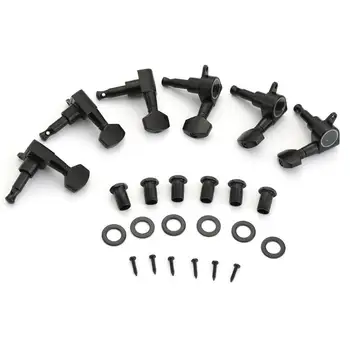 

6 PCS 3L 3R Electic Guitar Tuning Pegs Full Sealed String tuning pegs Locking Tuner Machine Heads Buttons Chrome with Screws