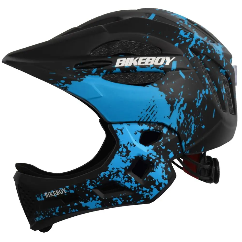 GloryStar Kid Helmet Mountain Road Bicycle Detachable Protection Children Full Face Bike Cycling Helmet
