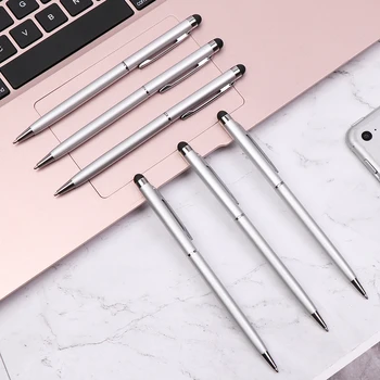 

Hot Mini Dual-Use Stylus Touch Capacitive Pen Mobile Phone Universal Touch Screen Pen IPhone IPad Pen Ball Pen Gift SchoolOffice
