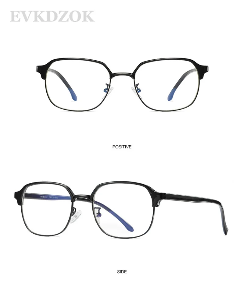 Новые модные дизайнерские очки Компьютер Анти-синий луч женские прозрачные линзы прозрачные оптические очки пластик 1833