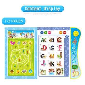 

New Baby Educational Voice Reading Machine Book Smart Reading Pen Children Study Leaning Story Toys English Language
