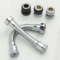 12/15 cm Stainless Steel Kitchen Faucet Tube Water Saving Kitchen Tap Extension Hose Water Faucet Adjustment Faucet Accessories 2