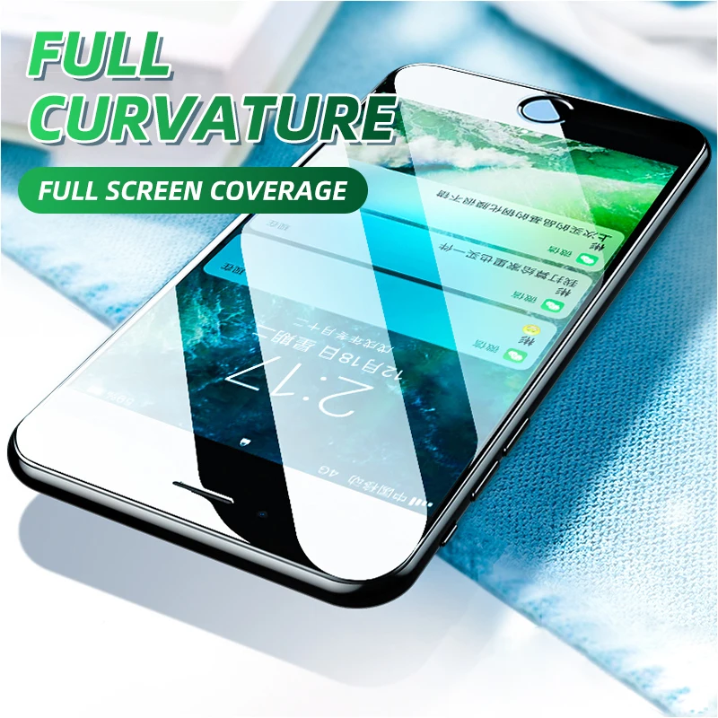  Fest Ausgeglichenes Glas Für iphone 11X7 6 6s 8 Plus Glas Auf iphone XS XR Screen Protector Schutz 