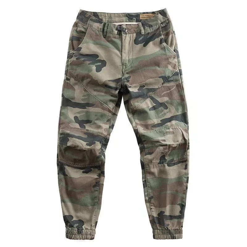 Joggers Men Cotton Trousers Camouflage Cargo Pants Men's Clothes Streetwear Korean Hip Hop Harem Pants Male  Casual A17