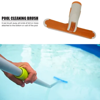 

10 inch Floor Cleaner Brush Plastic Hot Tub SPA Wall Swimming Pool Cleaning Tool Swimming Portable Outdoor Elements