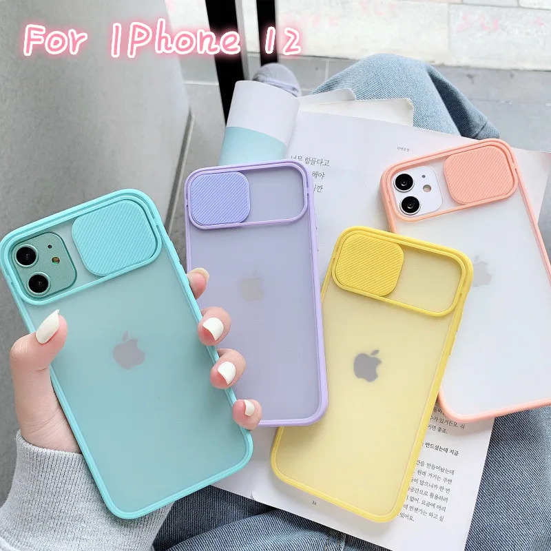 

2020 Camera Lens Protection Phone Case For iPhone 12 11 Pro Max 8 7 6 6s Plus Xr XsMax X Xs SE Color Candy Soft Back Cover Gift