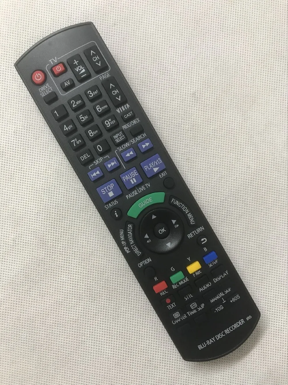 

Remote Control For Panasonic DMR-EH49 DMR-EH59 DMR-EH595 DMR-EH69 DMR-EH695 N2QAYB000124 N2QAYB000125 DVD Recorder