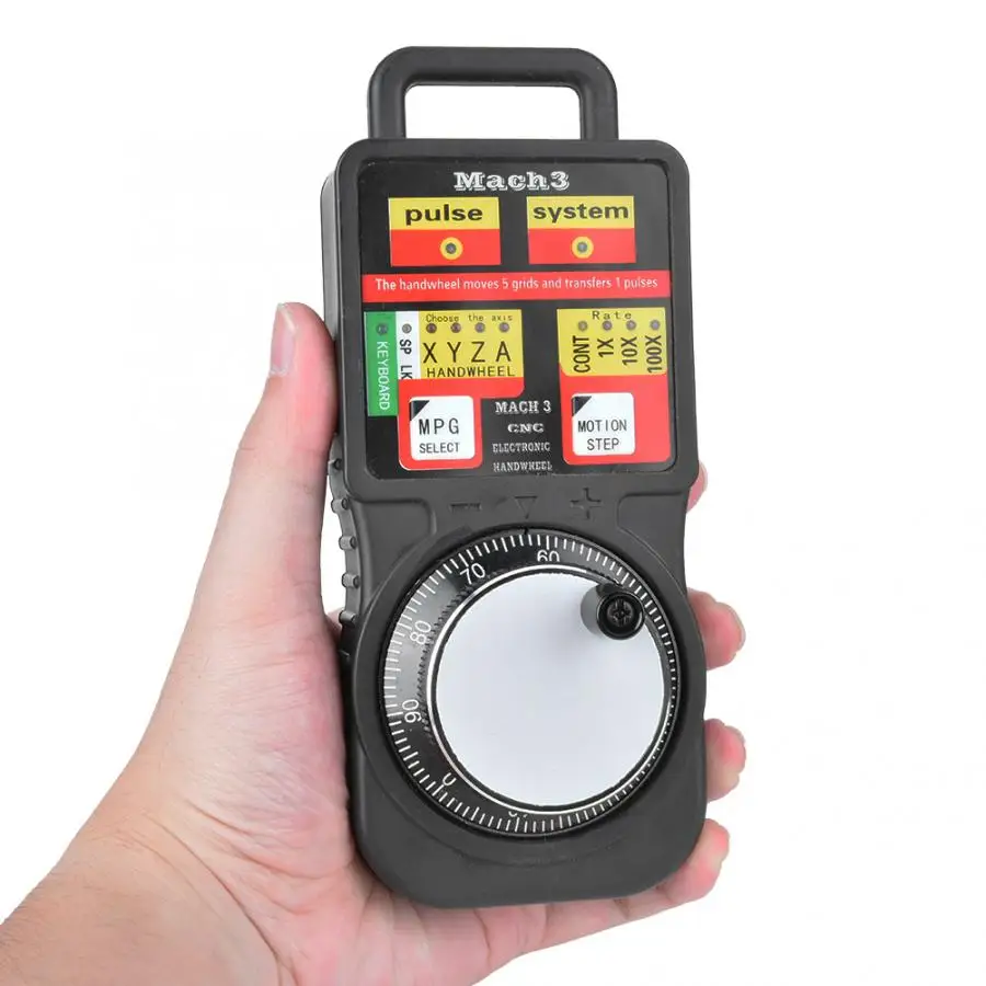 

CNC MACH3 USB Industrial Electronic Handwheel 4Axis Manual Control Pulse Generator Handwheel