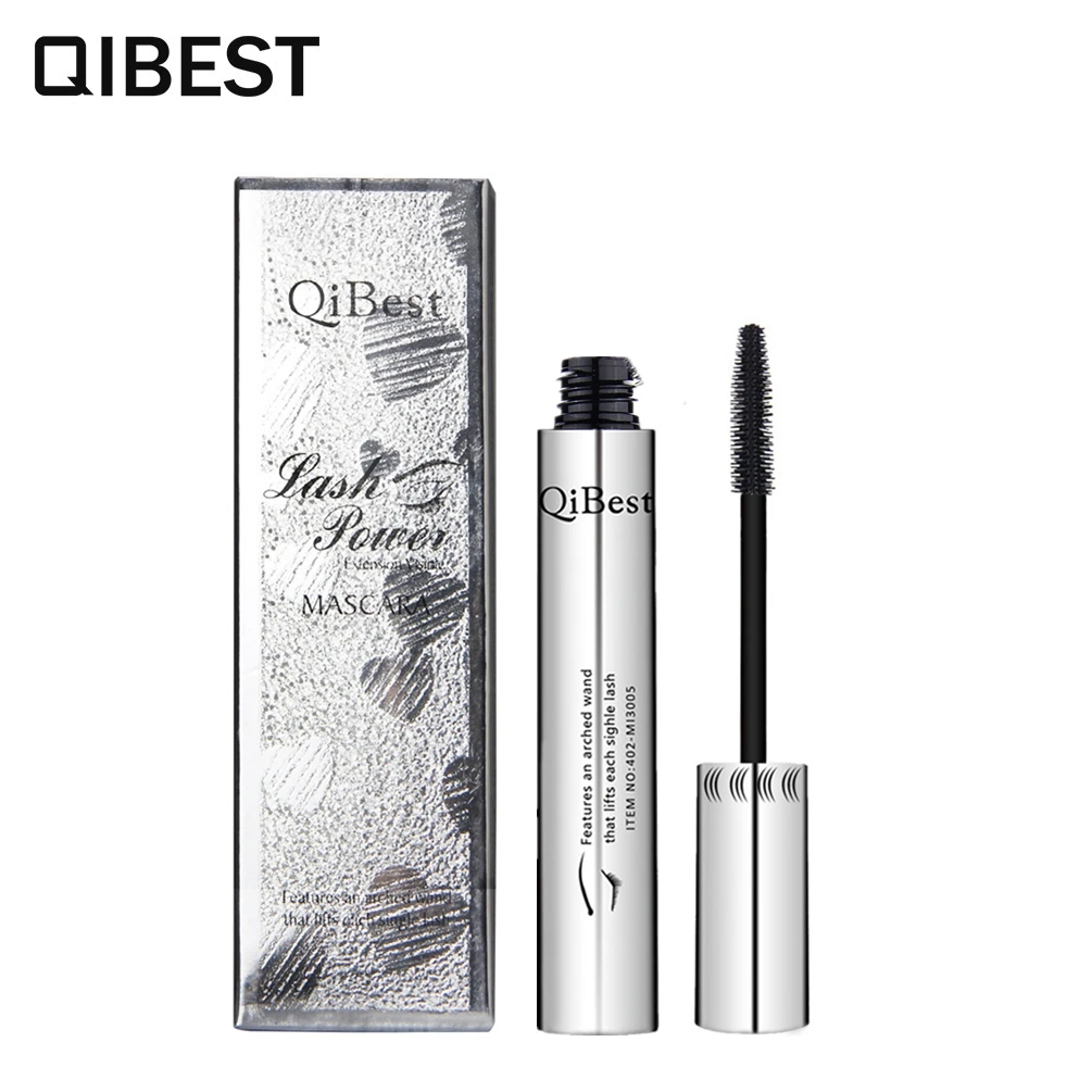 1pcs Qibest Лидер продаж Тушь для ресниц водонепроницаемый черный Rimel для наращивания ресниц Толстая завивка Удлиняющая ресницы большой тушь для ресниц - Цвет: 1pcs
