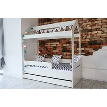 Детская кроватка-домик Аист 2 с ящиком