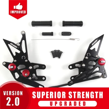 

Arashi ZX-10R Adjustable Footrest For KAWASAKI NINJA ZX10R ZX10 R 2004 2005 Foot Pegs Rear Rest Rearset Foot Pedals ZX-10R 04 05