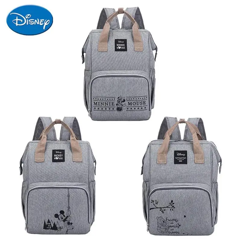 

Disney Baby Diaper Bags Large Capacity Nursing Bags Mummy Handbags Maternity Diaper Bag Travel Backpack Baby Nappy Changing Bag