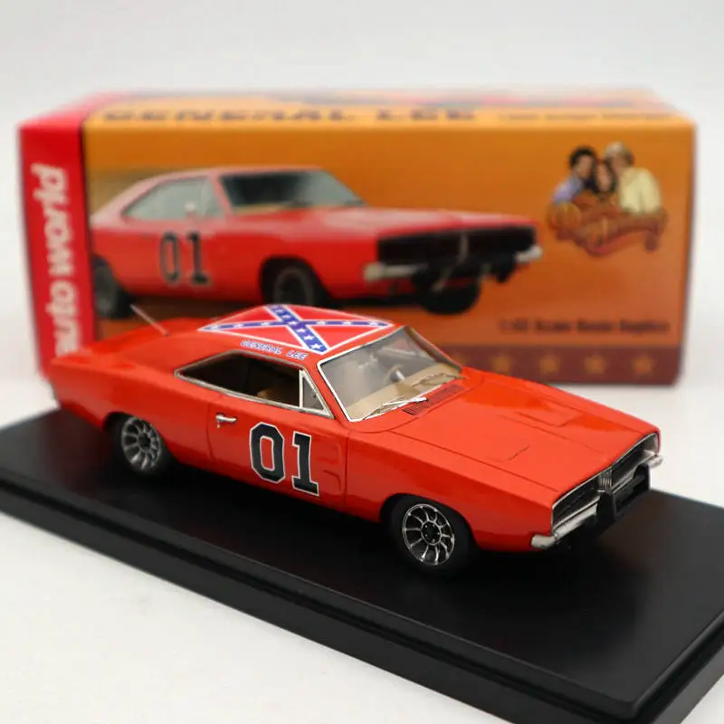 Автомобильное зарядное устройство 1/43 для D ~ ge General Lee 1969 Red AWRSS1151 ограниченная