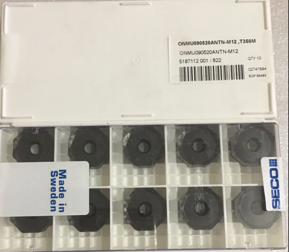 10 шт. вставки карбида ONMU090520ANTN-M 12, T350M