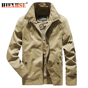 

2020 Military Jacket Men Spring Autumn Cotton Windbreaker Pilot Coat Army Men's Bomber Jackets Cargo Flight Jacket Male Clothes