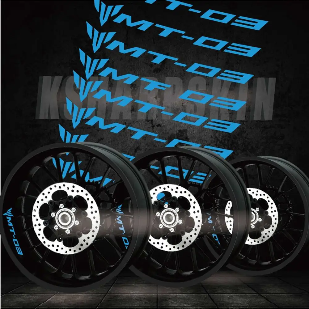 Наклейки на шины для мотоциклов водонепроницаемая Светоотражающая Фольга колес