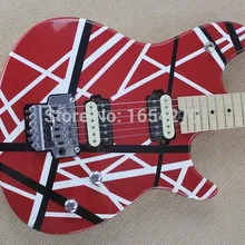 Высокое качество-новое поступление EVH Вольфганг Custom Shop электрогитара в красно-белой линии оптом 150604