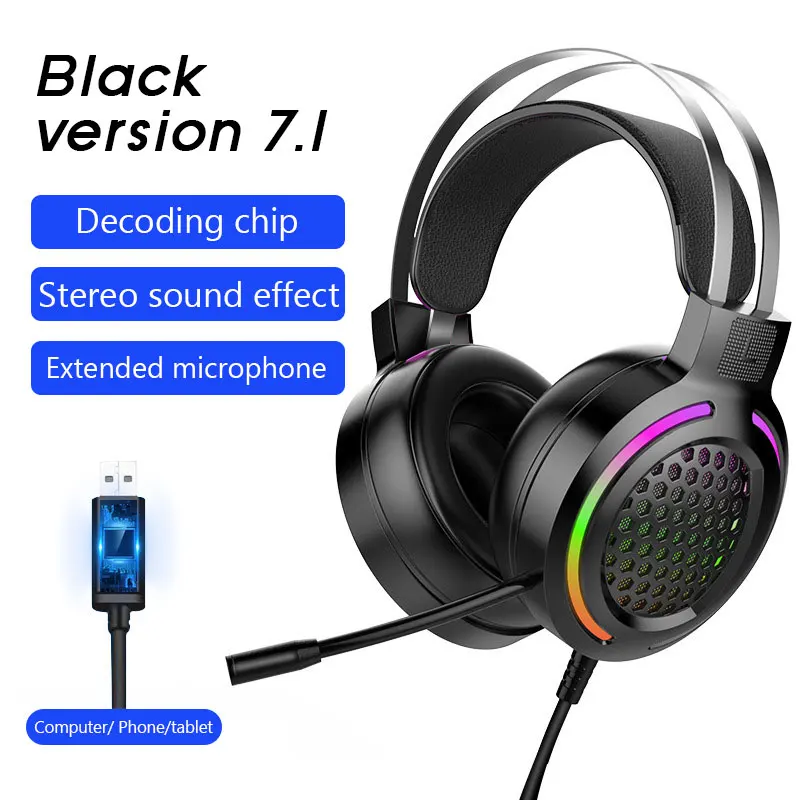 Professional 3 5mm PS4 Gamer Headphone Headset Led Light Stereo Headphone Gaming Earphones With Microphone For PC Phone LOL Game