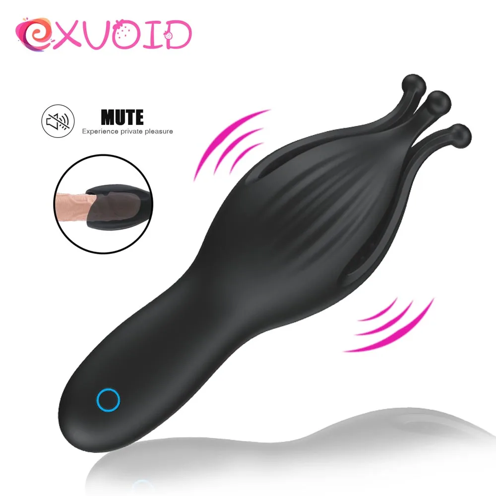 Вибратор для языка EXVOID мягкий тренажер упражнений на пенис рот мастурбатор чашка