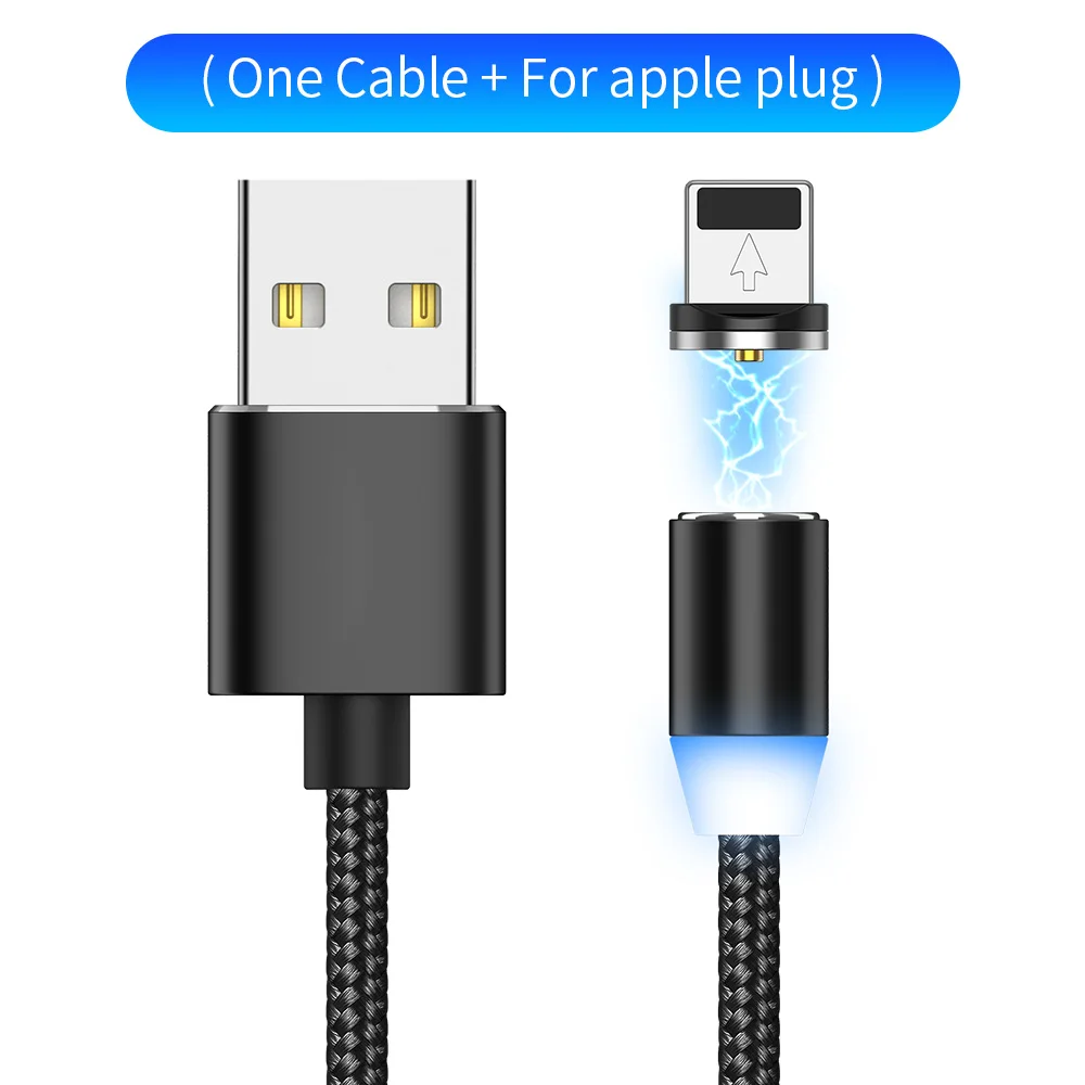 Розовый YBD 2 м 1 м Магнитный кабель для зарядки, Micro USB кабель для iPhone XR XS Max X магнит зарядное устройство Тип C светодио дный LED зарядки провода шнур магнитная зарядка usb кабель type cзарядка для айфона micro usb - Цвет: Розовый