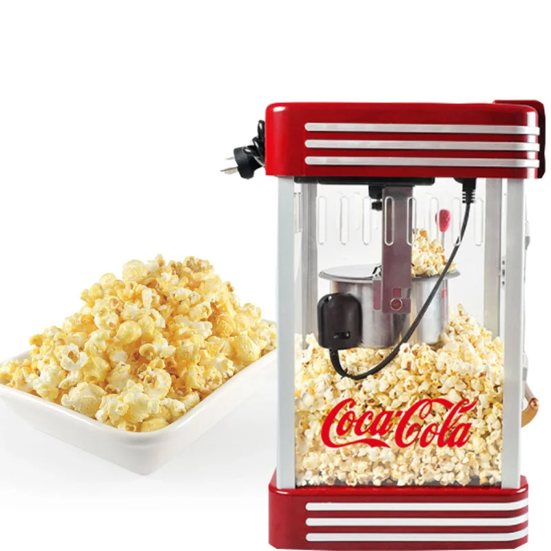 Popcorn Machine Hot Air Popcorn Maker Oil Wide-Caliber Popcorn